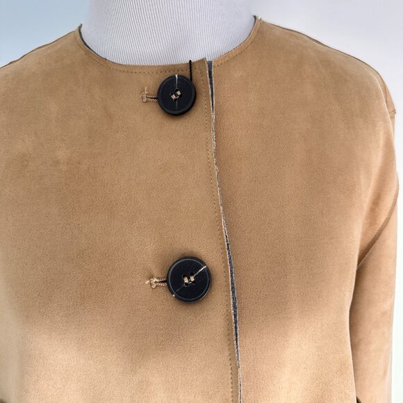 ZARA Faux Suede Jacket - Picture 7 of 14